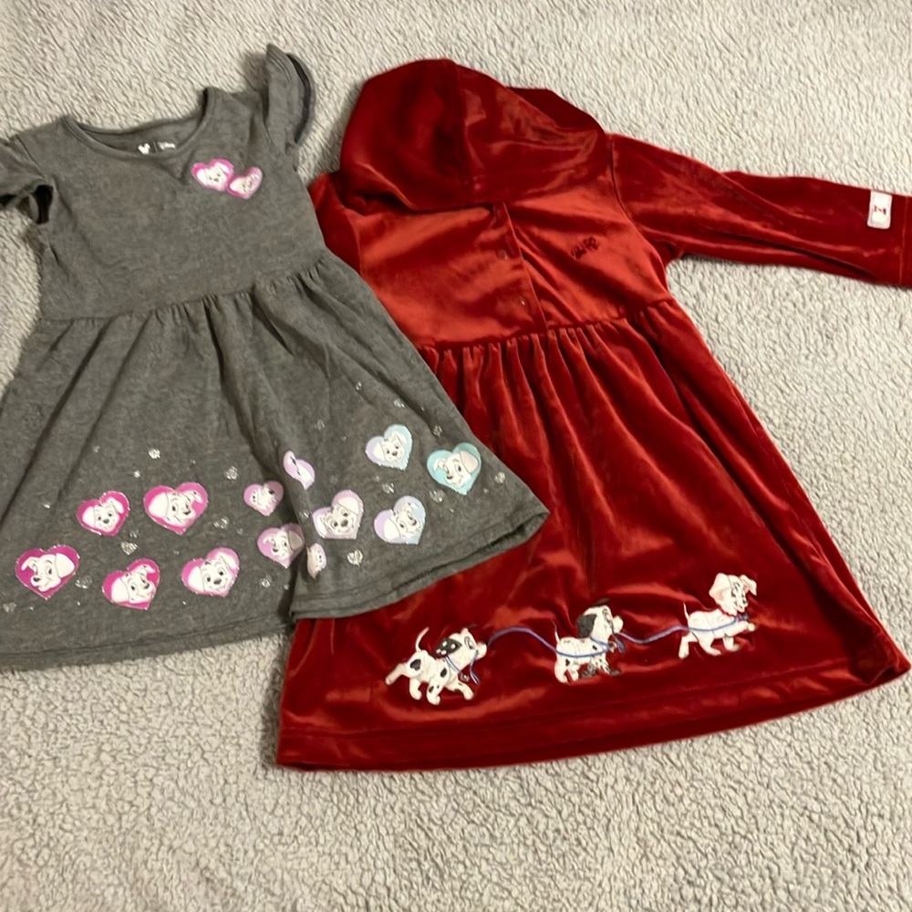 Charming Kids Dress Set for 101 Dalmatian lovers. Size 2/3